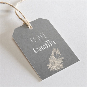 Geschenkanhänger Taufe symbolisch