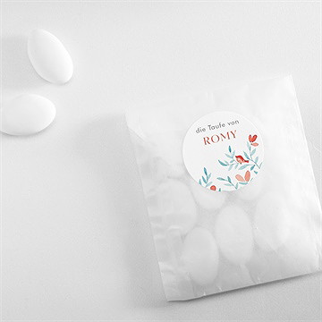 Aufkleber Taufe blumenfrische - Vue 4