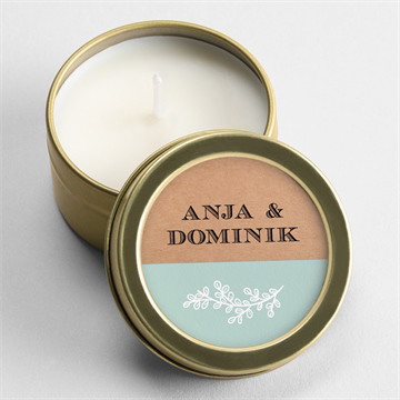 Kerze Hochzeit kleines origami