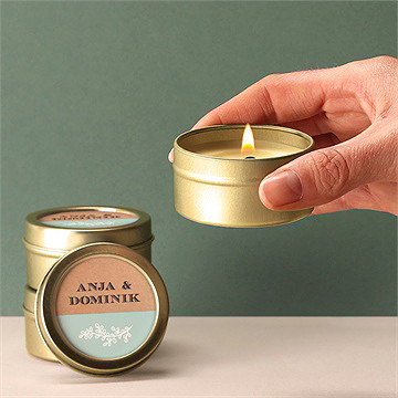 Kerze Hochzeit Kleines Origami - Vue 3