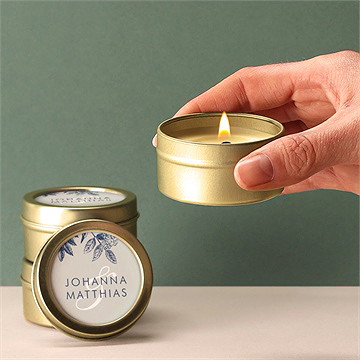 Kerze Hochzeit Blühender Zweig - Vue 2