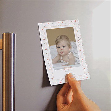 Einladung Taufe subtiles flechten - magnet - Vue 2