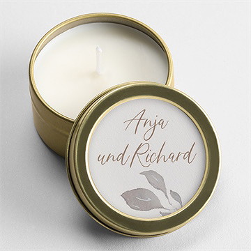 Kerze Hochzeit Elegante Skizze