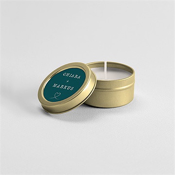 Kerze Hochzeit Blue Love - Vue 3