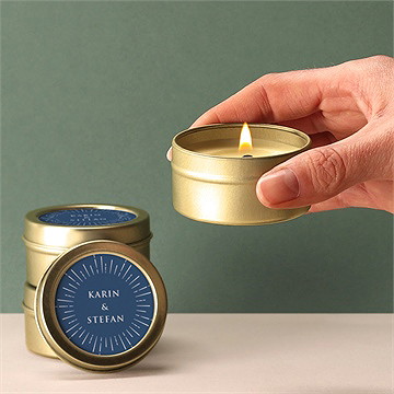 Kerze Hochzeit Himmelskörper - Vue 2