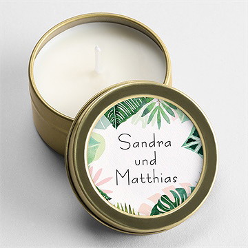 Kerze Hochzeit Dschungel