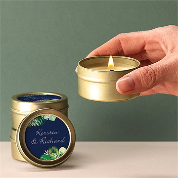 Kerze Hochzeit Tropische Wärme - Vue 2