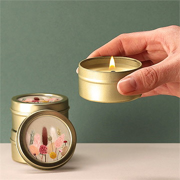 Kerze Hochzeit Feldblumenstrauß - Vue 2