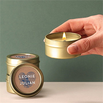 Kerze Hochzeit Einzigartige Fingerabdrücke - Vue 2