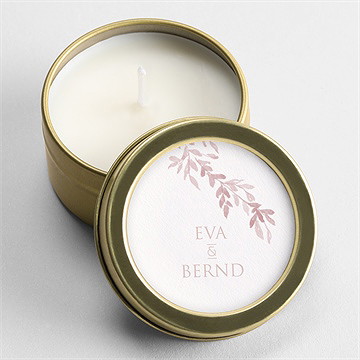 Kerze Hochzeit Goldene Weide