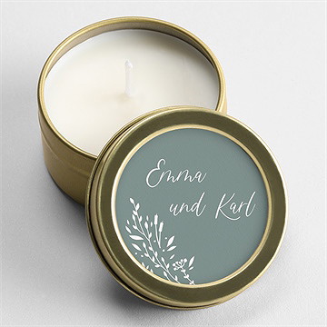 Kerze Hochzeit Poetisch & Elegant