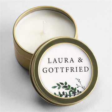 Kerze Hochzeit waldrand