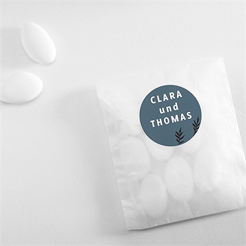 Aufkleber Hochzeit halm - Vue 4