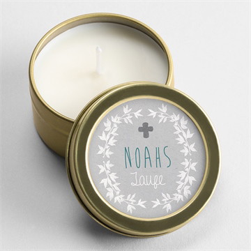 Kerze Taufe Vogelgezwitscher