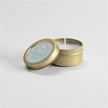 Kerze Taufe Tauftaube - Vue 3