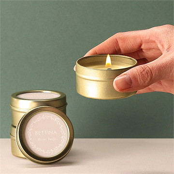 Kerze Taufe Goldene Taube - Vue 2