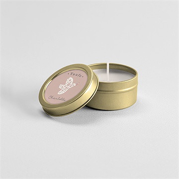 Kerze Taufe Friedenstaube - Vue 3