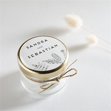 Aufkleber Hochzeit herbarium - Vue 2