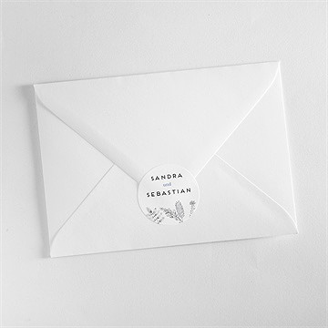 Aufkleber Hochzeit herbarium - Vue 3