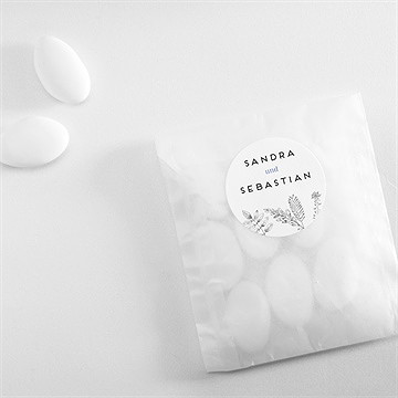 Aufkleber Hochzeit herbarium - Vue 4