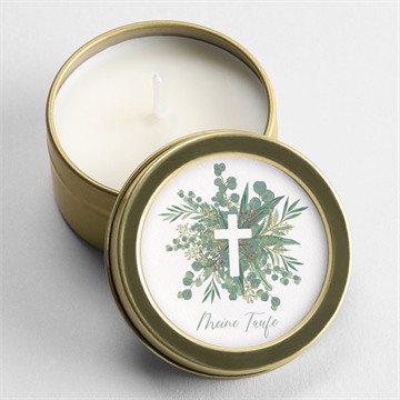 Kerze Taufe graziös - saatpapier