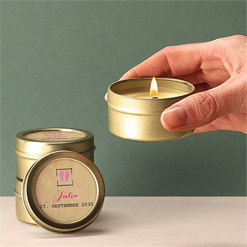 Kerze Geburt telegramm mädchen - Vue 2