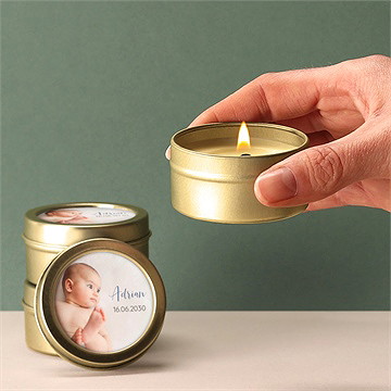 Kerze Geburt schlicht - Vue 2