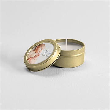 Kerze Geburt schlicht - Vue 3