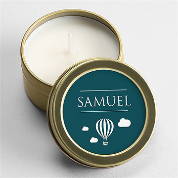 Kerze Geburt collage