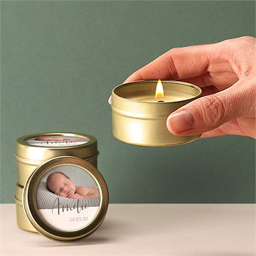 Kerze Geburt magnetkarte fotoautomat - Vue 2