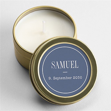 Kerze Geburt der kleine schatz