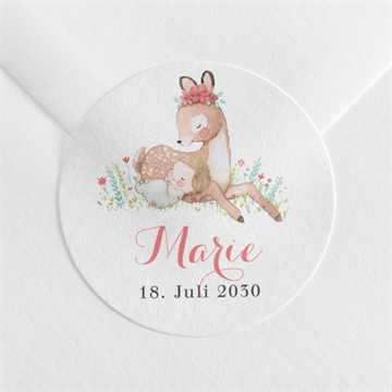 Sticker Geburt rehkitz