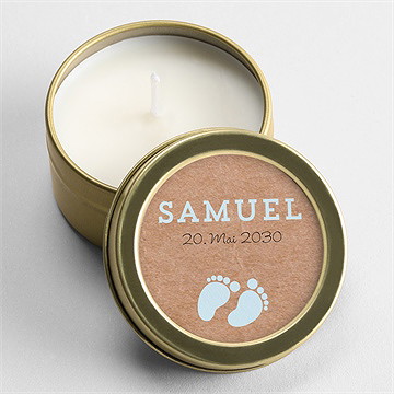 Kerze Geburt origami freude