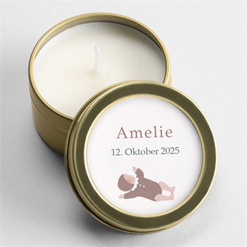 Kerze Geburt große schwester