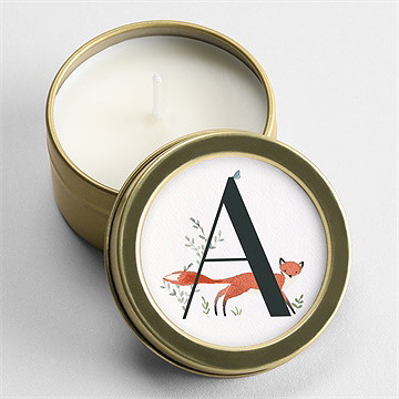 Kerze Geburt tieralphabet