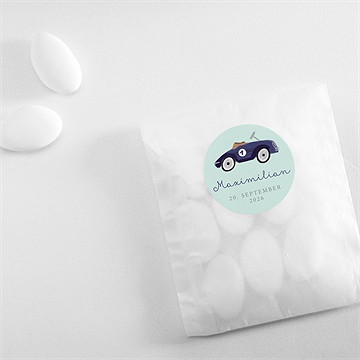 Sticker Geburt mein auto - Vue 4