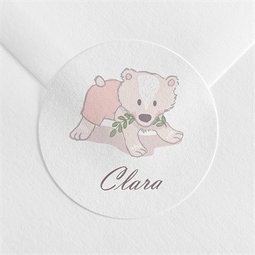 Sticker Geburt Bärchen