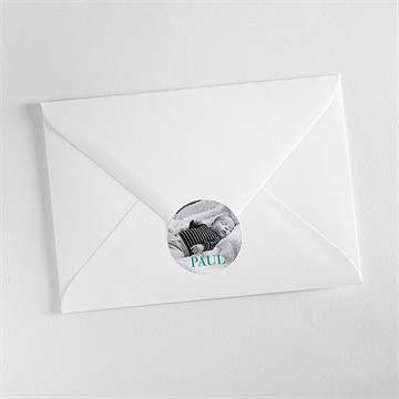 Sticker Geburt mintfarben - Vue 3