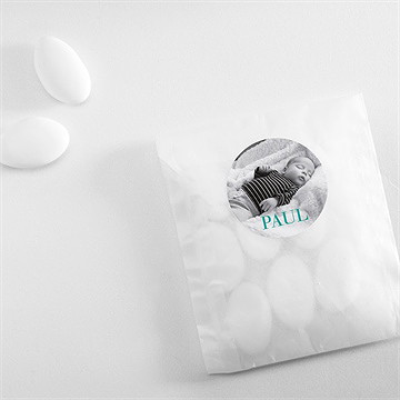 Sticker Geburt mintfarben - Vue 4