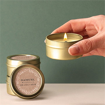 Kerze Geburt kraft & co - Vue 2