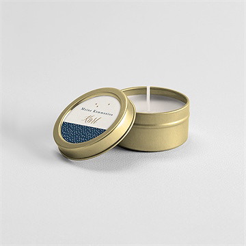 Kerze Kommunion Sternenhimmel - Vue 3