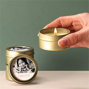 Kerze Kommunion Fotoblock Einladung - Vue 2