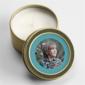 Kerze Kommunion Silberner Stern