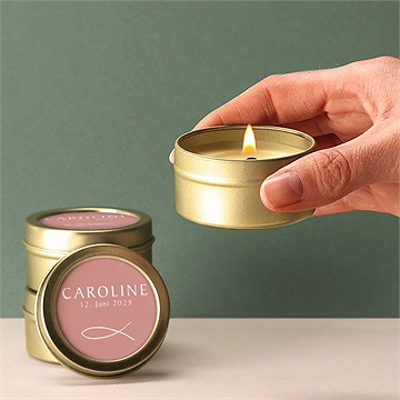 Kerze Kommunion Schöner Iktus - Vue 2