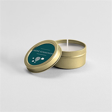 Kerze Kommunion Schöne Kleine Symbole - Vue 3