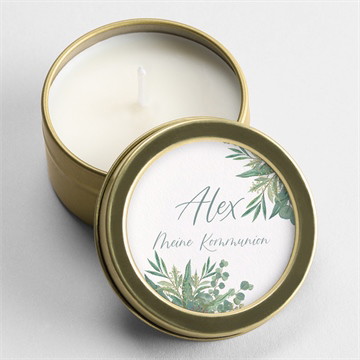 Kerze Kommunion Anmut - origami