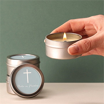 Kerze Trauer einfache eleganz - Vue 2