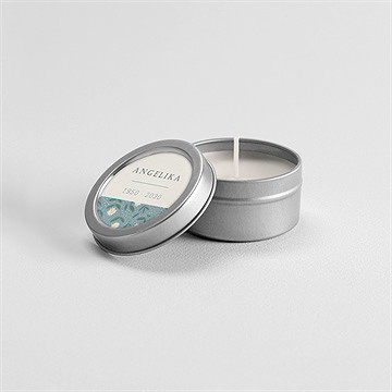 Kerze Trauer blumige skizze - Vue 3