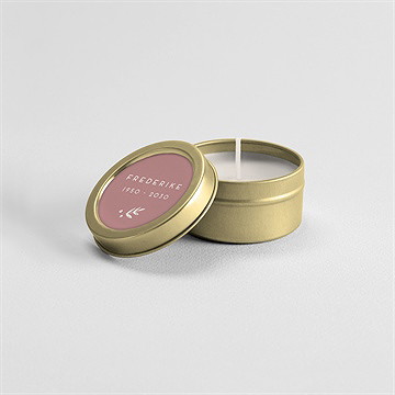 Kerze Trauer fliederzweig - Vue3