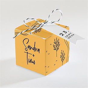 Geschenkbox Hochzeit bohemian chic